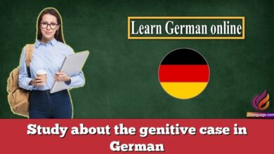 Study about the genitive case in German