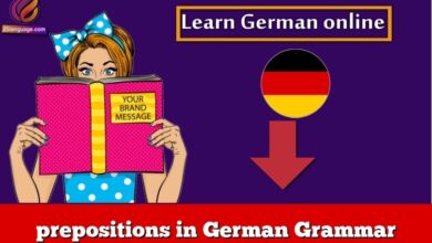 prepositions in German Grammar