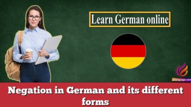 Negation in German and its different forms