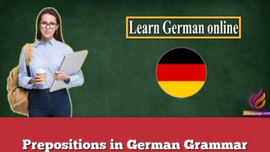 Prepositions in German Grammar