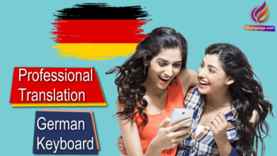 German Keyboard and Translator App