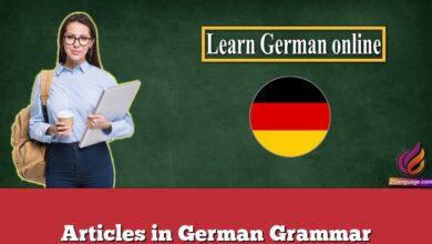 Articles in German Grammar