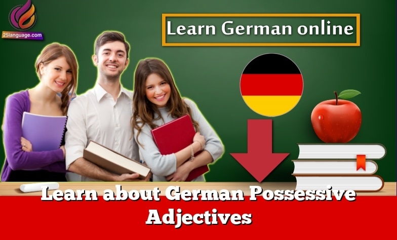 Learn about German Possessive Adjectives