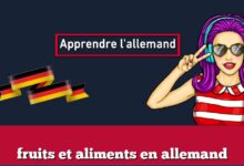 fruits et aliments en allemand