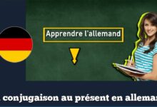 La conjugaison au présent en allemand