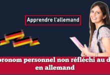 Le pronom personnel non réfléchi au  datif en allemand