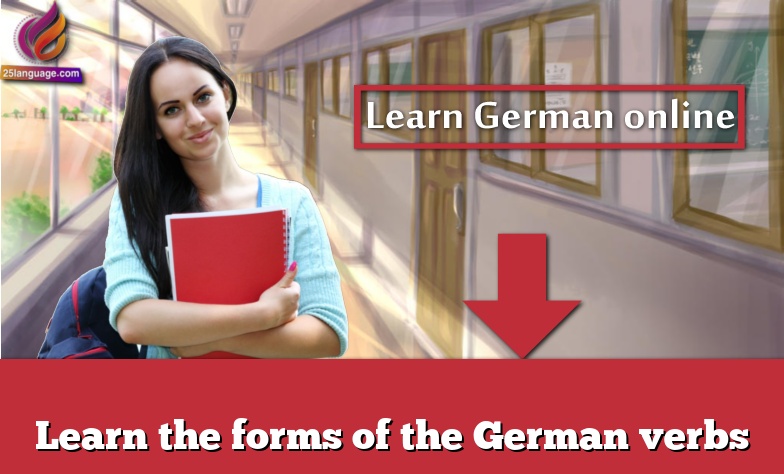 Learn the forms of the German verbs