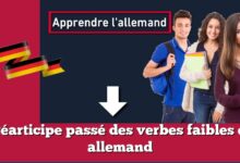 préarticipe passé des verbes faibles en allemand