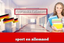 sport en allemand