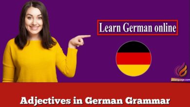 Adjectives in German Grammar