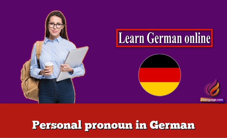 Personal pronoun in German