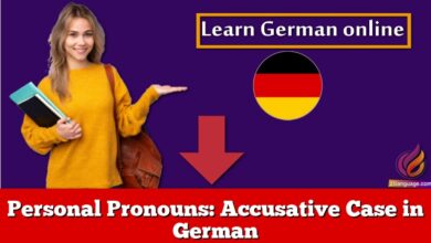Personal Pronouns: Accusative Case in German