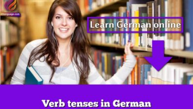 Verb tenses in German