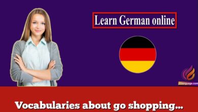 Vocabularies about go shopping…