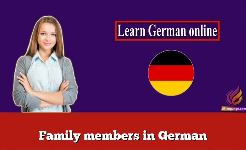 Family members in German