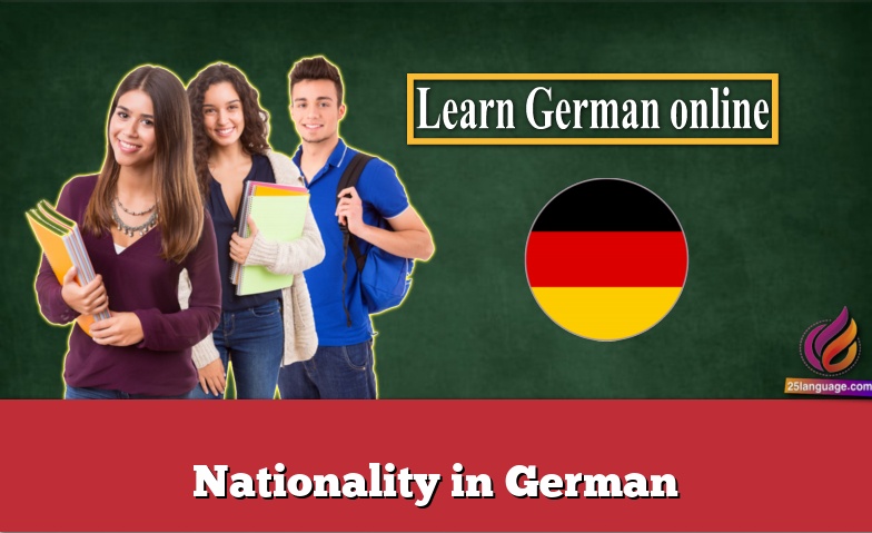 Nationality in German