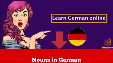 Nouns in German