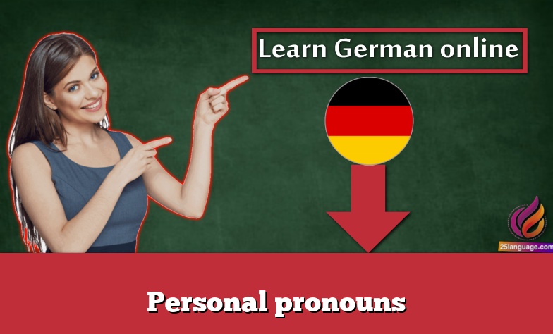 Personal pronouns