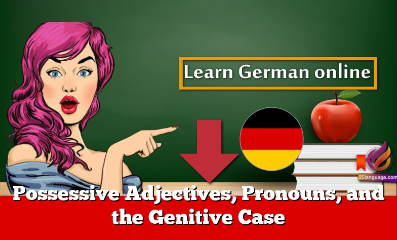 Possessive Adjectives, Pronouns, and the Genitive Case