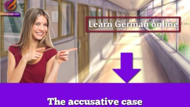 The accusative case