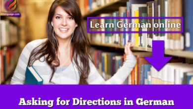 Asking for Directions in German