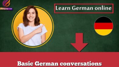 Basic German conversations