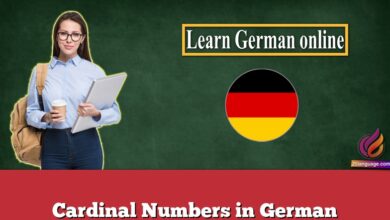 Cardinal Numbers in German