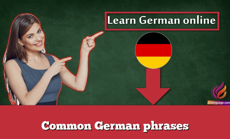 Common German phrases