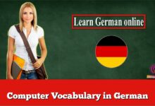 Computer Vocabulary in German