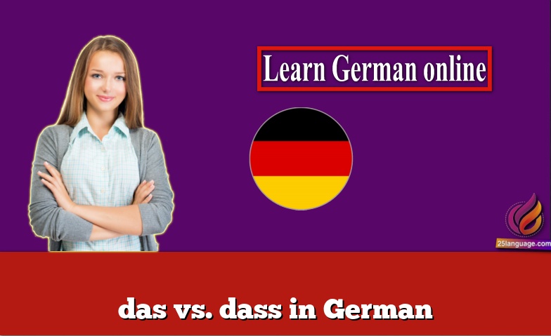 das vs. dass in German