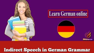 Indirect Speech in German Grammar