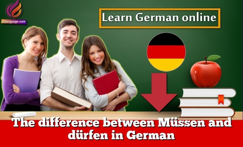 The difference between  Müssen and dürfen in German