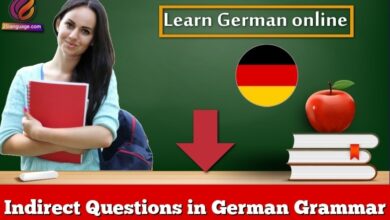 Indirect Questions in German Grammar