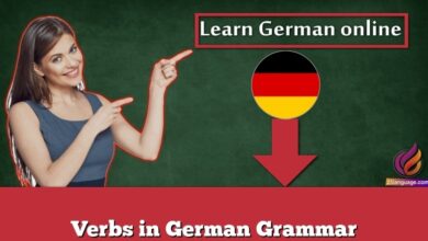 Verbs in German Grammar
