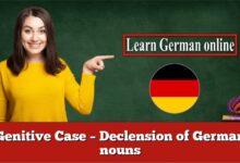 Genitive Case – Declension of German nouns