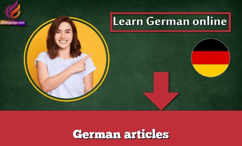 German articles