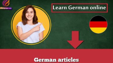 German articles