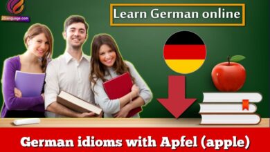 German idioms with Apfel (apple)