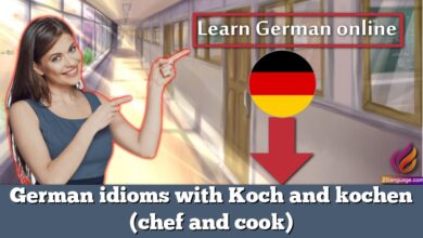 German idioms with Koch and kochen (chef and cook)