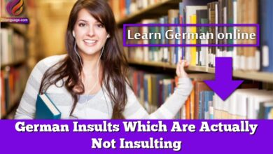 German Insults Which Are Actually Not Insulting