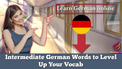 Intermediate German Words to Level Up Your Vocab