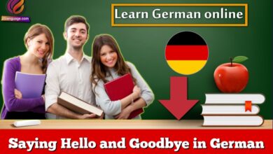 Saying Hello and Goodbye in German