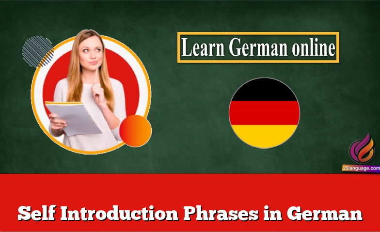 Self Introduction Phrases in German