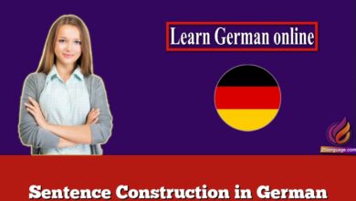 Sentence Construction in German