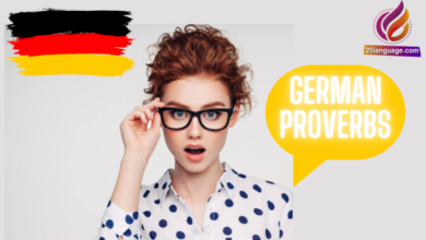 German proverbs
