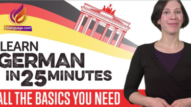 Learn German in 25 Minutes