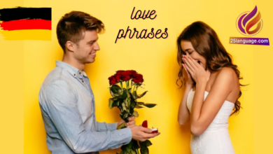 Love phrases in German
