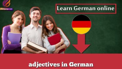 adjectives in German