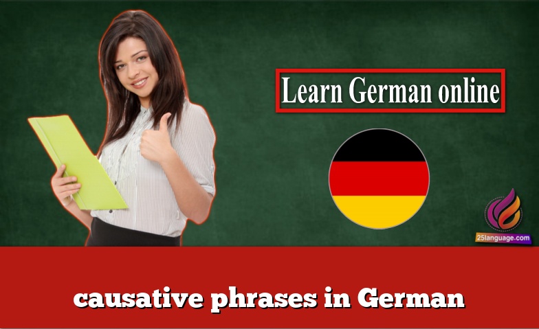 causative phrases in German