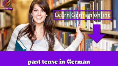 past tense in German